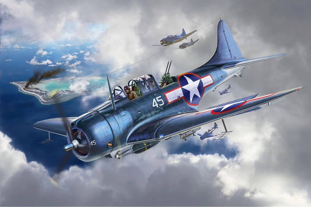 Revell 03869 - SBD-5 Dauntless Navyfighter 4 Revell 03869 - SBD-5 Dauntless Navyfighter – Bild 4