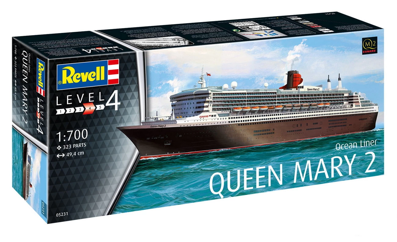 Revell 05231 - Queen Mary 2 3 Revell 05231 - Queen Mary 2 – Bild 3