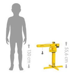 Baukran (goki 55854) -Kinderspielzeug 55854 bau