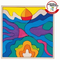 Bausteine Ozean (goki 58362) -Kinderspielzeug 58362 bausteine ozean