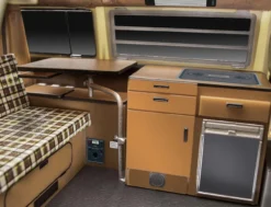 Revell 07676 - Volkswagen T2 Camper Easy Click -Kinderspielzeug Revell 07676 Volkswagen T2 Camper Einrichtung