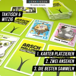 ARSCHMALLOWS - Weniger Frisst Mehr (DENKRIESEN) -Kinderspielzeug arschmallows weniger frisst mehr Ablauf