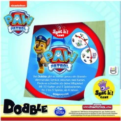 Dobble Paw Patrol (Asmodee ZYGD0009) -Kinderspielzeug asmodee dobble paw