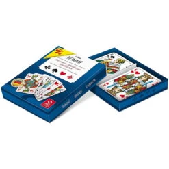 MATTEL Rommee Bridge Canasta Leinen Prägung (ASS 70073) -Kinderspielzeug ass 70073 leinen rom