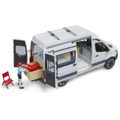 BRUDER 02672 - MB Sprinter Camper Mit Fahrer -Kinderspielzeug bruder 02672 camper