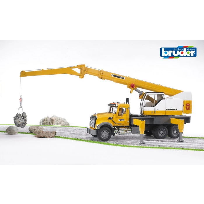 BRUDER 02818 - MACK Granite Kran-LKW 2 BRUDER 02818 - MACK Granite Kran-LKW – Bild 2