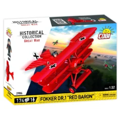 COBI - Fokker DR 1 - Roter Baron (2986) - Bausteine Kaufen -Kinderspielzeug cobi fokker dr 1 roter baron 2986