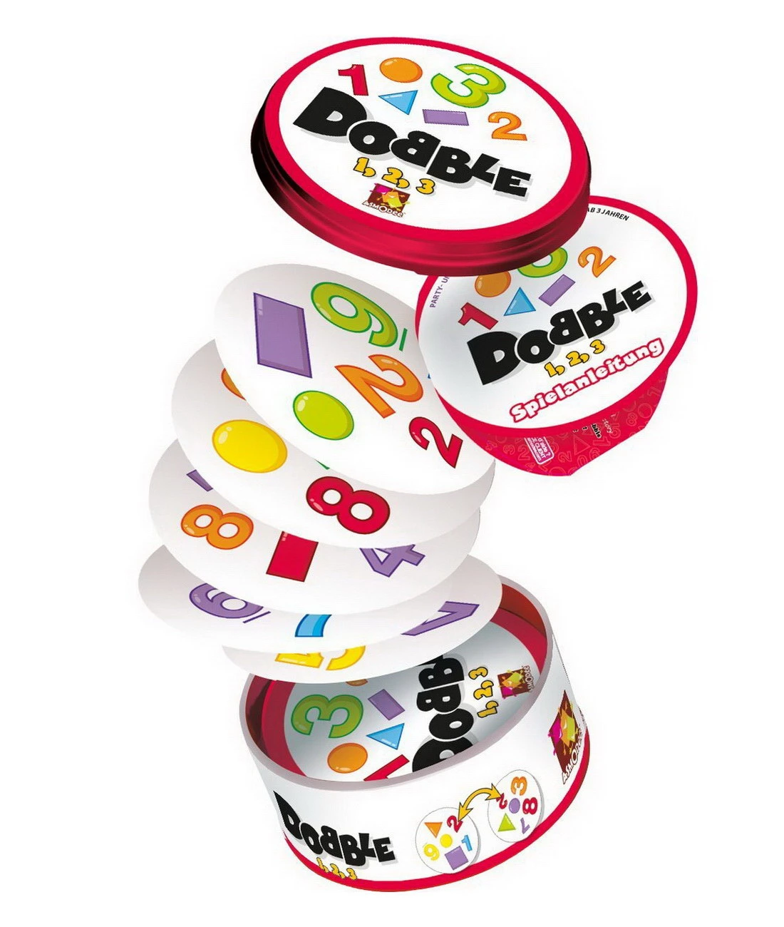 Dobble 1 2 3 (Asmodee 002964) 2 Dobble 1 2 3 (Asmodee 002964) – Bild 2