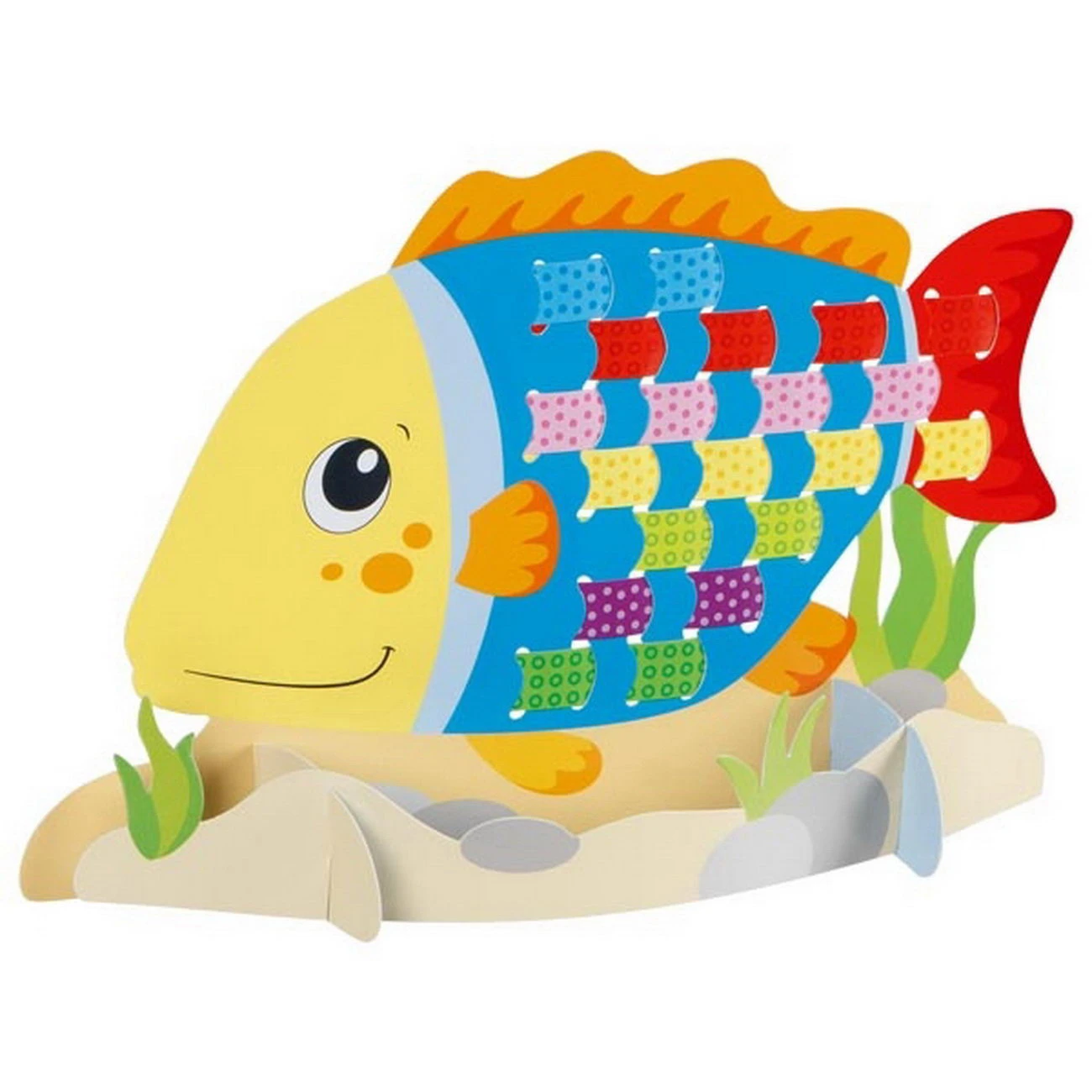 Bastelset Flecht- Und Webbilder Tiere (goki 58467) 2 Bastelset Flecht- Und Webbilder Tiere (goki 58467) – Bild 2