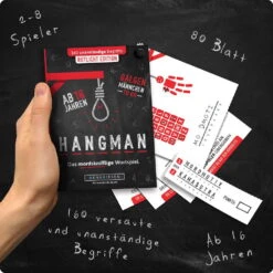 HANGMAN Rotlicht - A6 (DENKRIESEN) -Kinderspielzeug hangman rotlicht edition galgenmaennchen