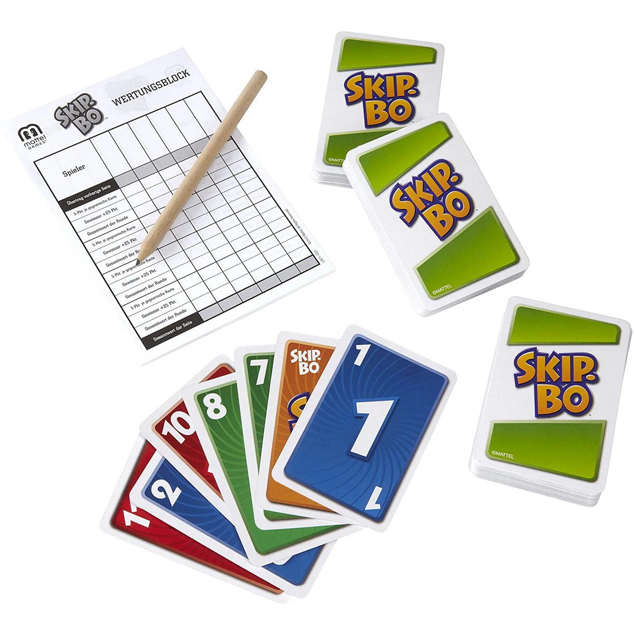 MATTEL Skip-Bo Deluxe In Metalldose (L3671) 2 MATTEL Skip-Bo Deluxe In Metalldose (L3671) – Bild 2