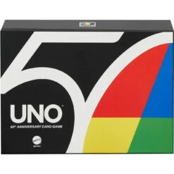 UNO Premium 50 Jahre Jubiläum Edition (Mattel GXJ94) -Kinderspielzeug mattel uno premium