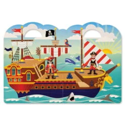 Melissa & Doug Sticker Spielset Piraten -Kinderspielzeug melissa 19102 sticker piraten2