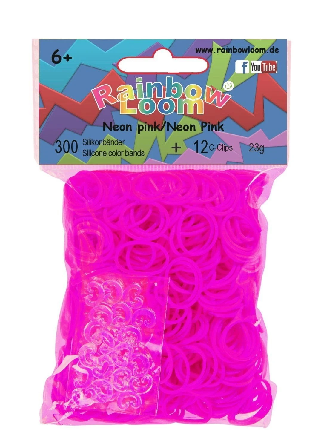 Rainbow Loom - Neon Pink (300er) 1 Rainbow Loom - Neon Pink (300er)