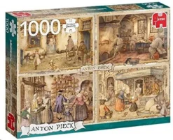 Jumbo Puzzle - Bäcker 19. Jahrhundert (Anton Pieck) - 1000 Teile - Bakery 19th Century -Kinderspielzeug puzzle baecker 19 jahrhundert anton pieck