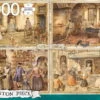 Jumbo Puzzle - Bäcker 19. Jahrhundert (Anton Pieck) - 1000 Teile - Bakery 19th Century