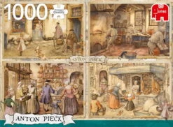 Jumbo Puzzle - Bäcker 19. Jahrhundert (Anton Pieck) - 1000 Teile - Bakery 19th Century