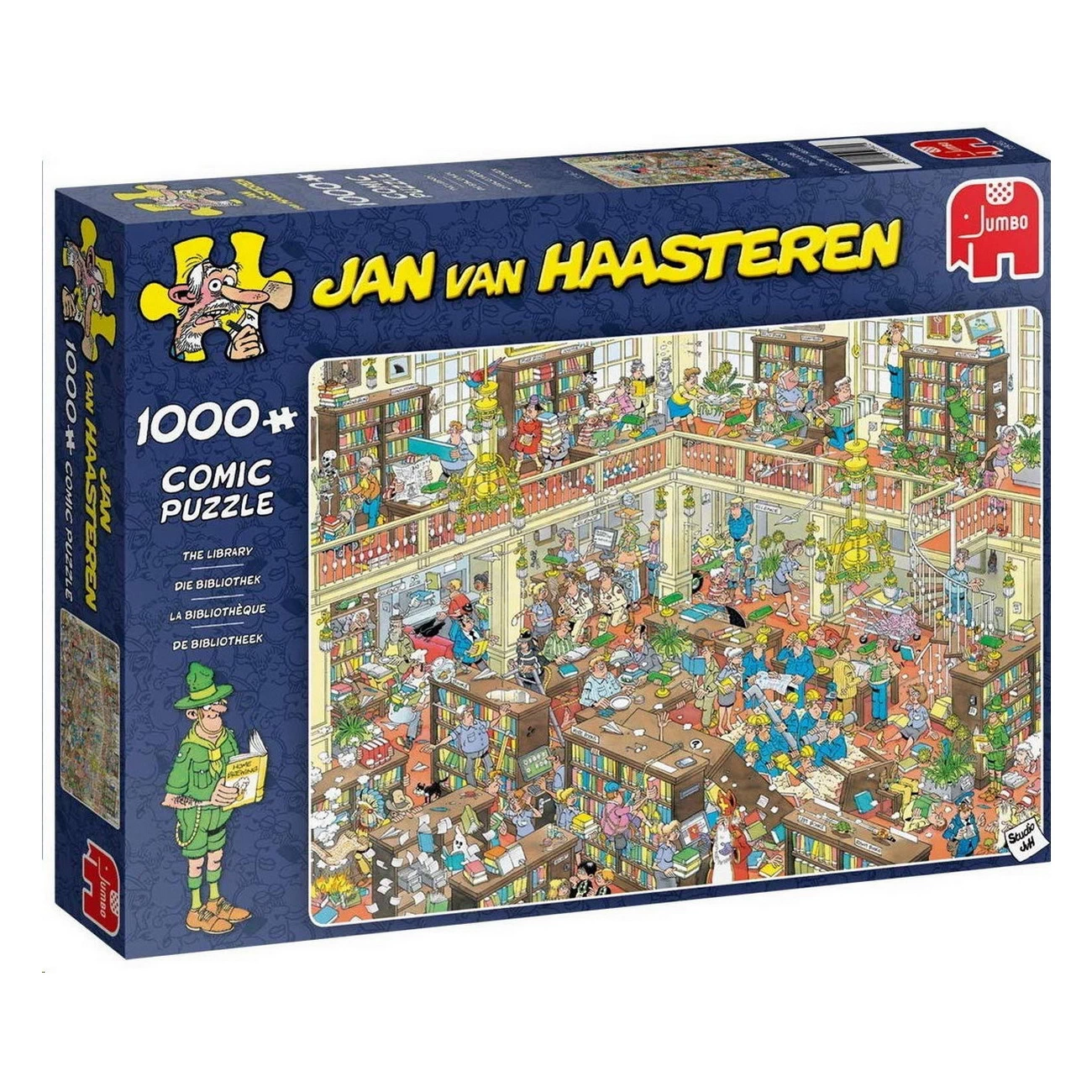 Jumbo Puzzle - Die Bibliothek (van Haasteren) - 1000 Teile 2 Jumbo Puzzle - Die Bibliothek (van Haasteren) - 1000 Teile – Bild 2