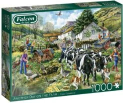 Puzzle - Another Day On The Farm (Falcon De Luxe) - 1000 Teile