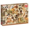 Jumbo Puzzle - Hunde Poster Rien Poortvliet - 1000 Teile