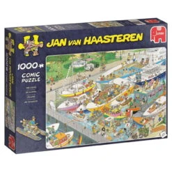 Jumbo Puzzle - Die Schleuse (van Haasteren) - 1000 Teile