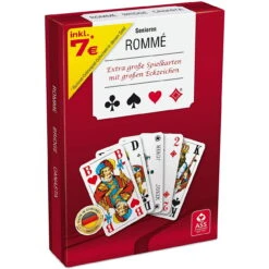 MATTEL Senioren Rommee (extra Große Karten Und Eckzeichen)