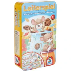 Leiterspiel Reisespiel Metalldose (Schmidt 51284)