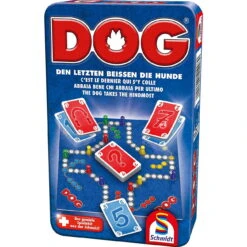 Dog Reisespiel Metalldose (Schmidt 51428)