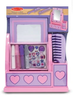 Melissa & Doug Schminktischchen Aus Holz -Kinderspielzeug schminktisch dekorieren