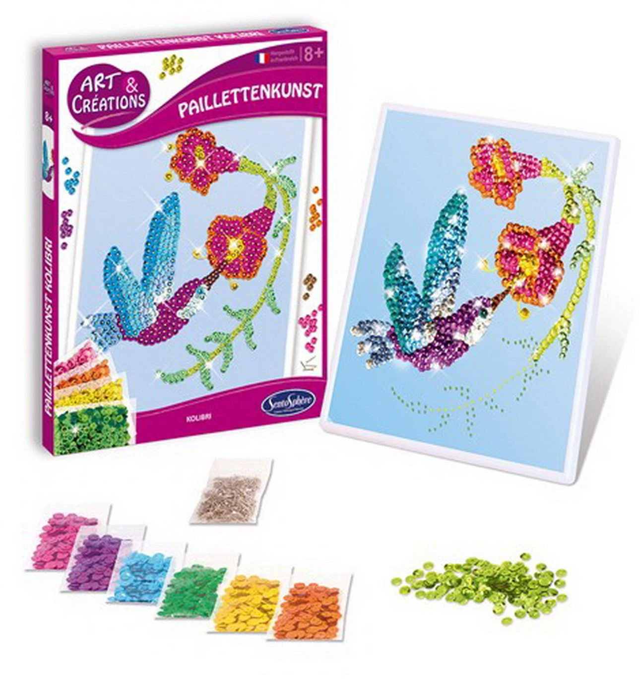 Paillettenkunst Kolibri (Sentosphere) 1 Paillettenkunst Kolibri (Sentosphere)