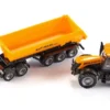 SIKU 1858 - JCB Traktor Mit Dolly Und Kippmulde
