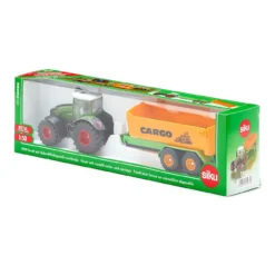 SIKU 1989 - Fendt Mit Hakenliftfahrgestell Und Mulde 1:50