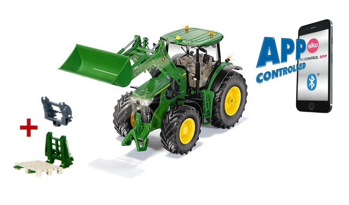 SIKU R/C 6792 - John Deere 7310R Mit Frontlader - Bluetooth App Steuerung 1 SIKU R/C 6792 - John Deere 7310R Mit Frontlader - Bluetooth App Steuerung