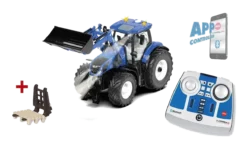 SIKU R/C 6798 - New Holland T7 315 Mit Frontlader Set Mit Bluetooth Fernsteuerung