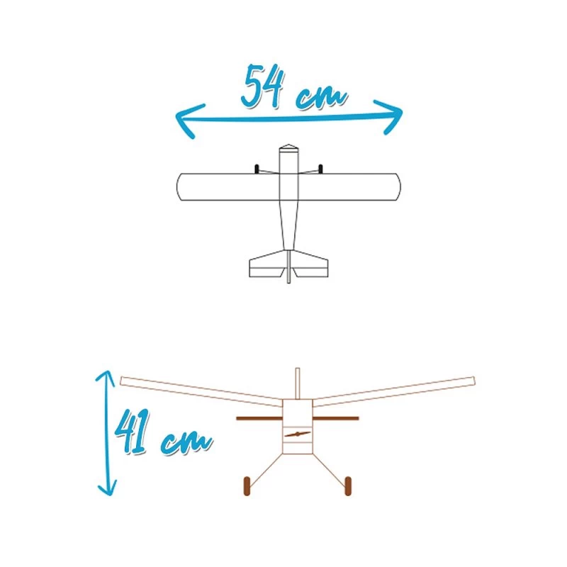 Siva - PIPER PAWNEE PA-25 Gummimotormodell (70015) 2 Siva - PIPER PAWNEE PA-25 Gummimotormodell (70015) – Bild 2