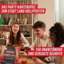Rotlicht Kartenspiel - STADT LAND VOLLPFOSTEN (DENKRIESEN)