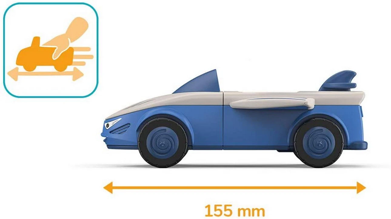 SIKU 0107 - Toddys - Mike Moby - Auto Blau Grau 1 SIKU 0107 - Toddys - Mike Moby - Auto Blau Grau