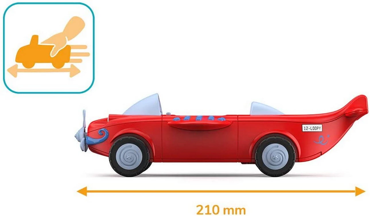 SIKU 0116 - Toddys - Leo Loopy - Flugzeug Auto Rot Hellblau 4 SIKU 0116 - Toddys - Leo Loopy - Flugzeug Auto Rot Hellblau – Bild 4